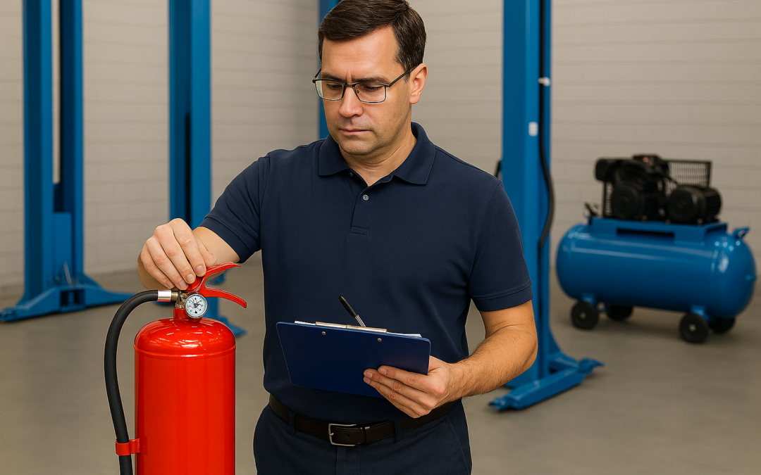 Revisions obligatòries d’extintors, compressors i elevadors als tallers mecànics